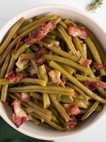 Slow Cooker Green Beans.