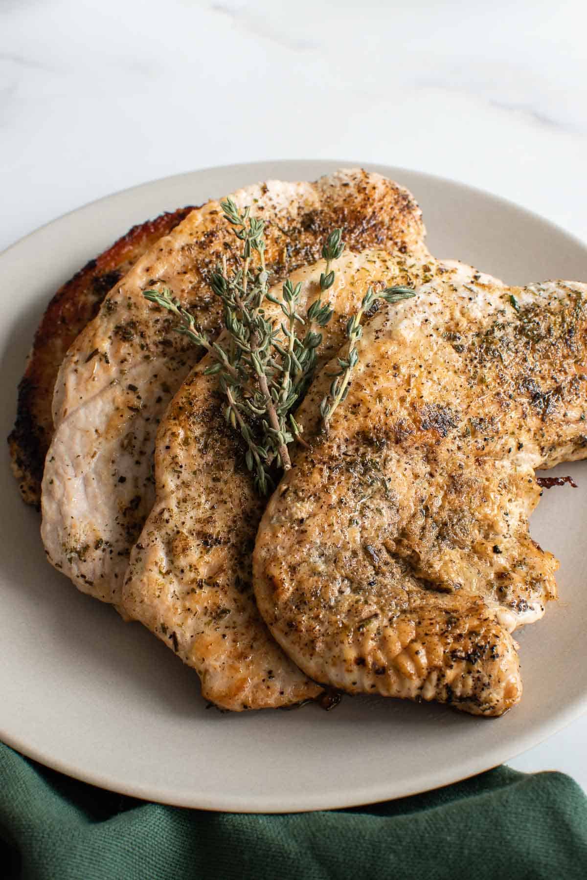 10-Minute Easy Turkey Steaks - Hint Of Healthy