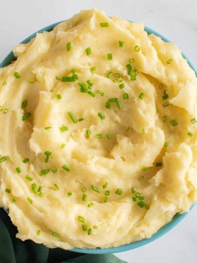 Almond Milk Mashed Potatoes (Vegan Garlic Mash) Hint of Healthy