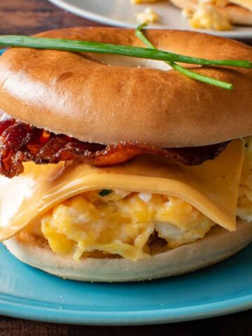 Bacon Egg and Cheese Bagel.