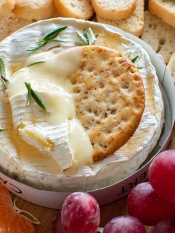 Baked Camembert with Honey.