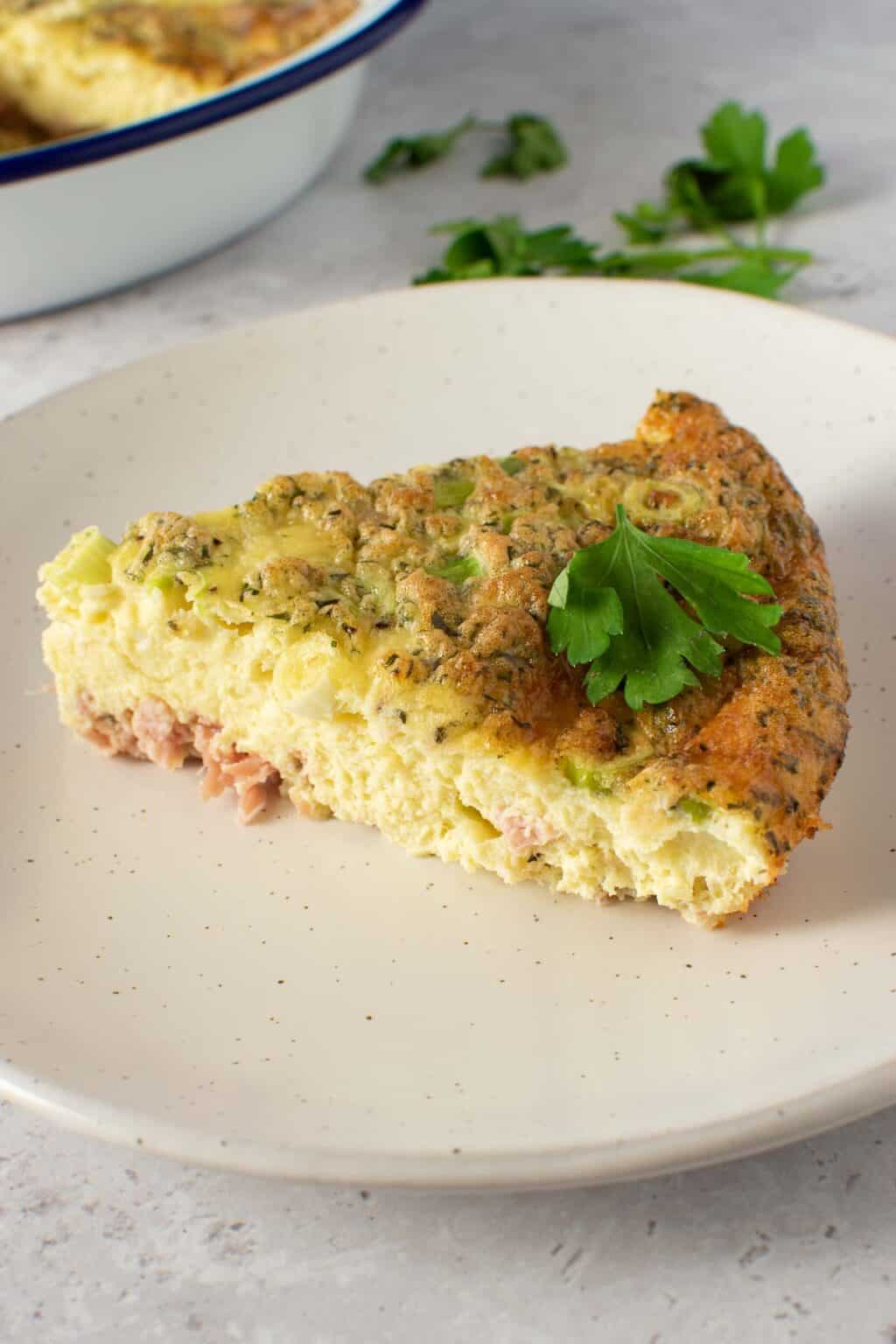 Easy Ham and Cheese Frittata Recipe Hint of Healthy