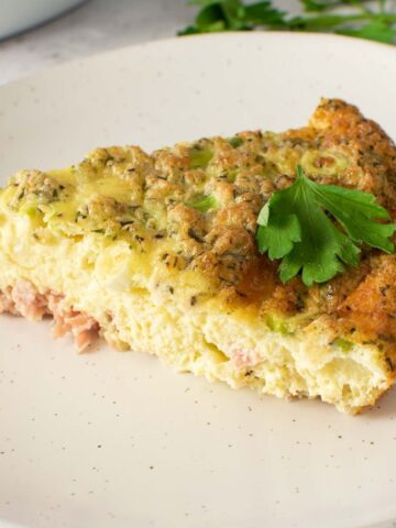 Ham and Cheese Frittata.