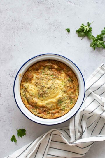 Easy Ham and Cheese Frittata Recipe - Hint of Healthy