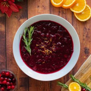 Instant Pot cranberry sauce.