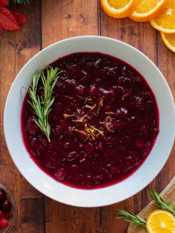 Instant Pot cranberry sauce.