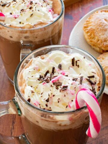 Peppermint Hot Chocolate.