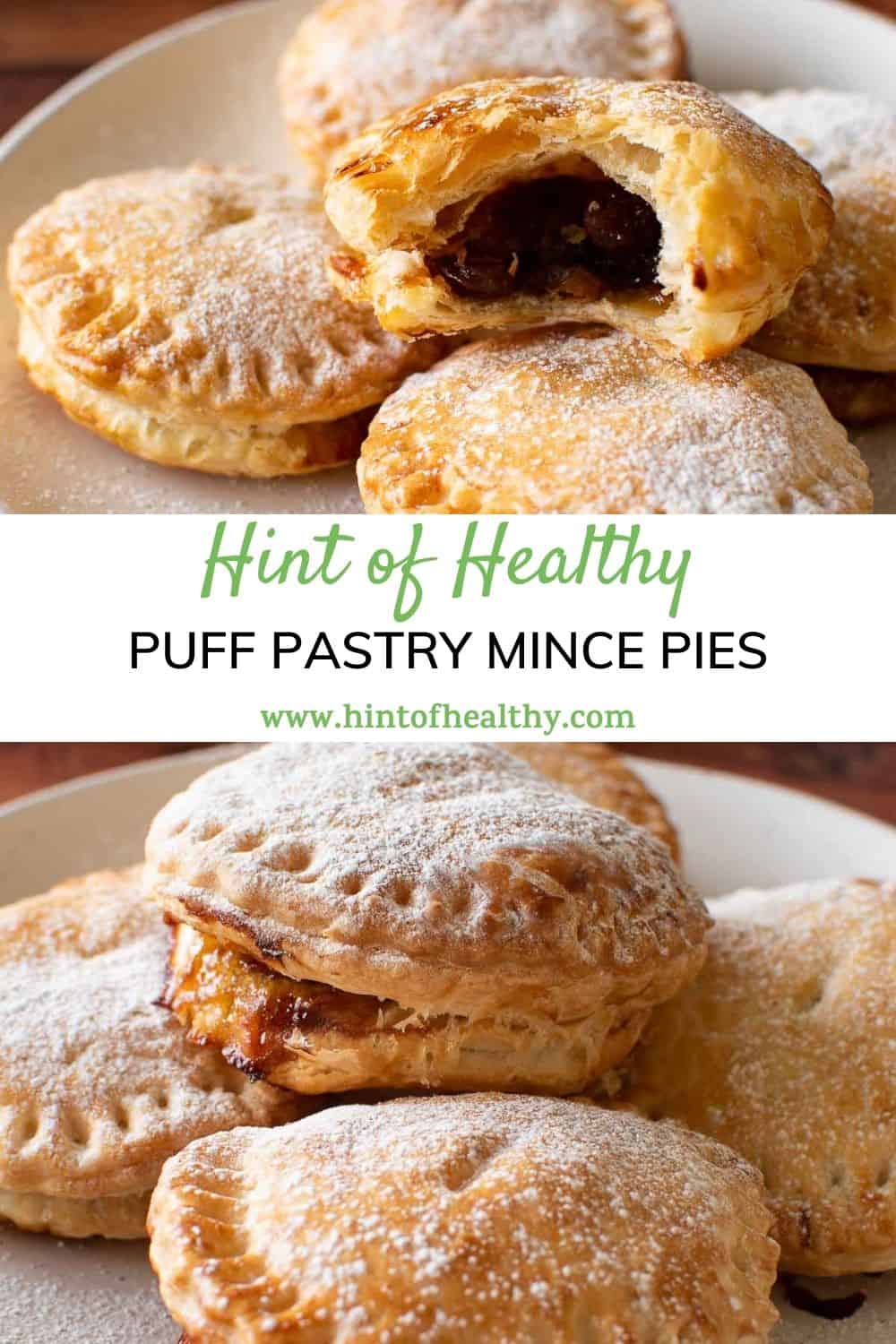Easy Puff Pastry Mince Pies Hint of Healthy