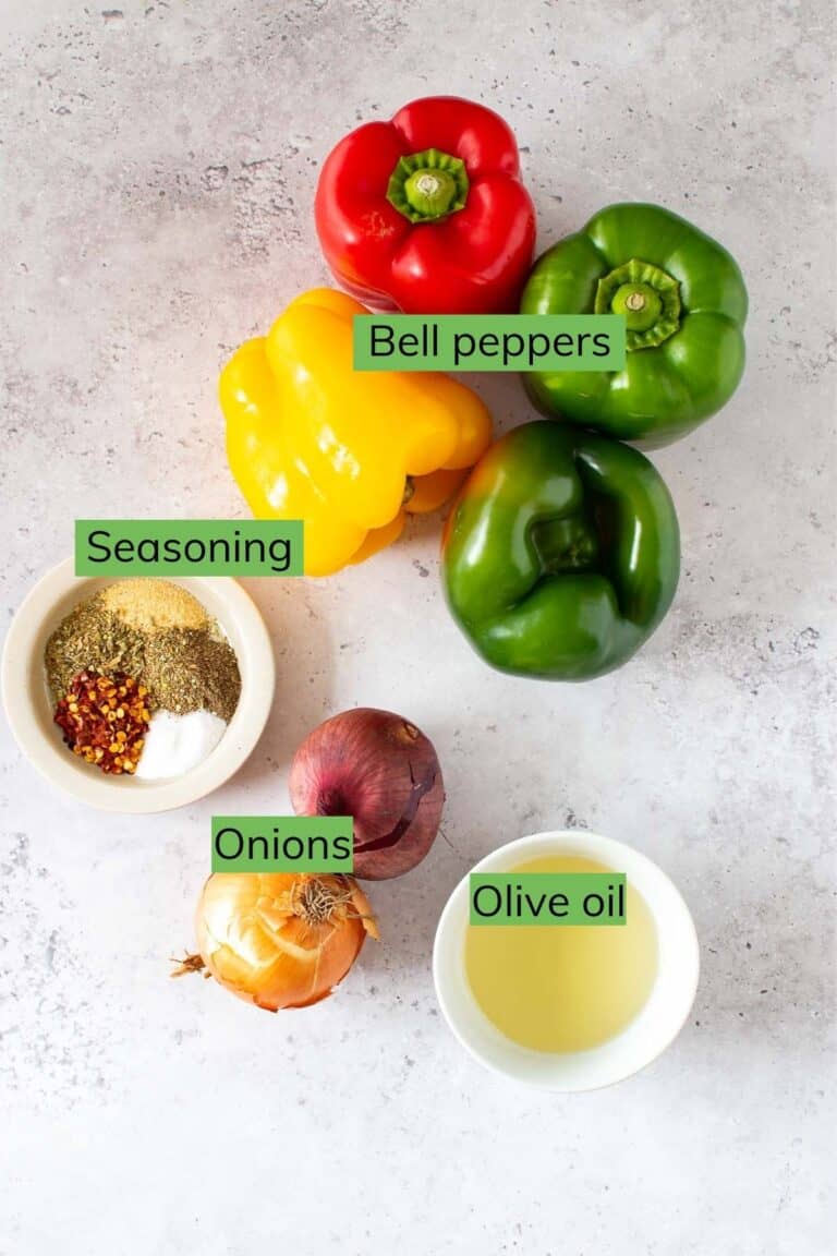 Sauteed Onions and Peppers Hint of Healthy