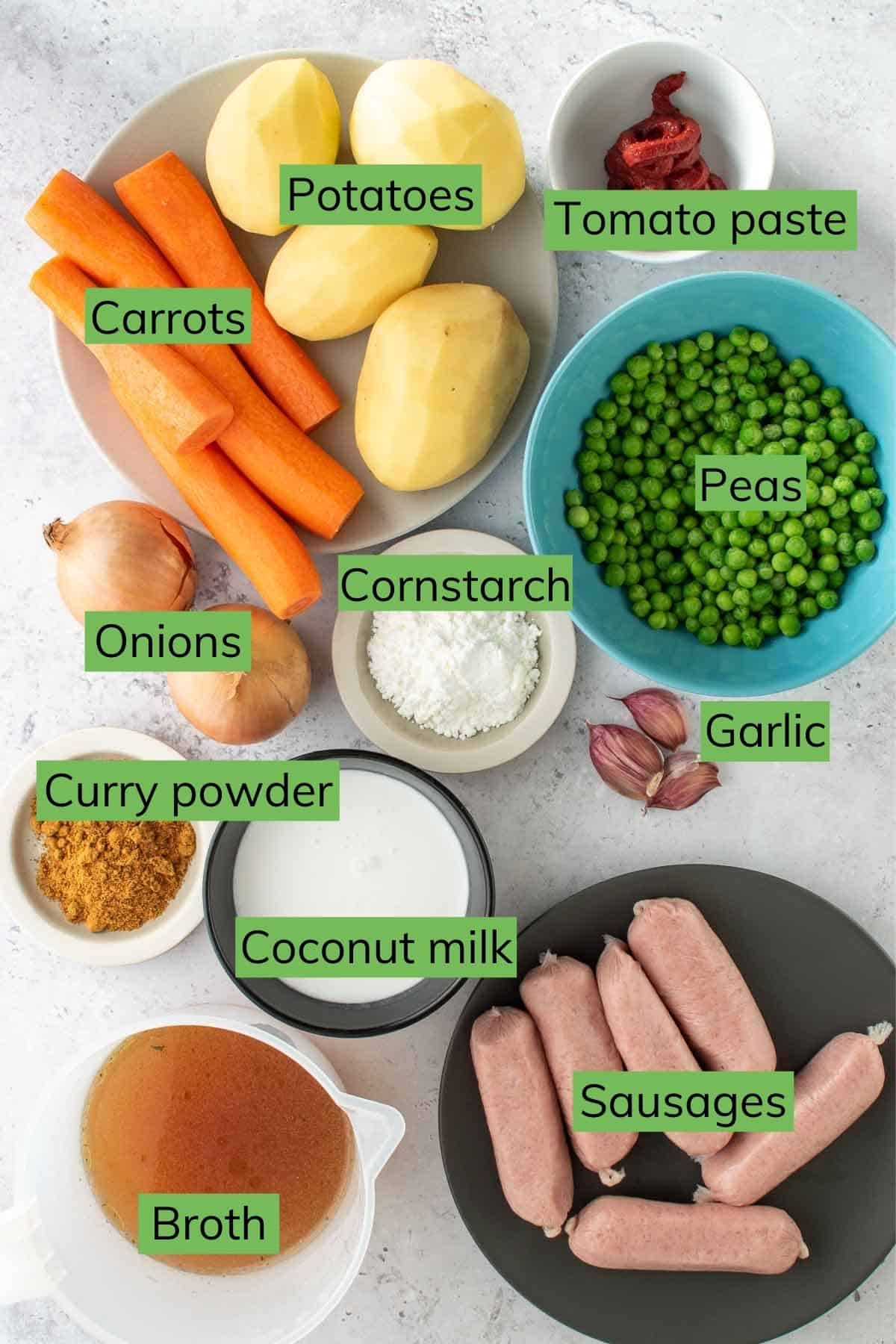 The ingredients needed to make this recipe.