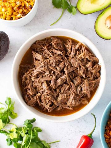 Instant Pot Mexican Shredded Beef.