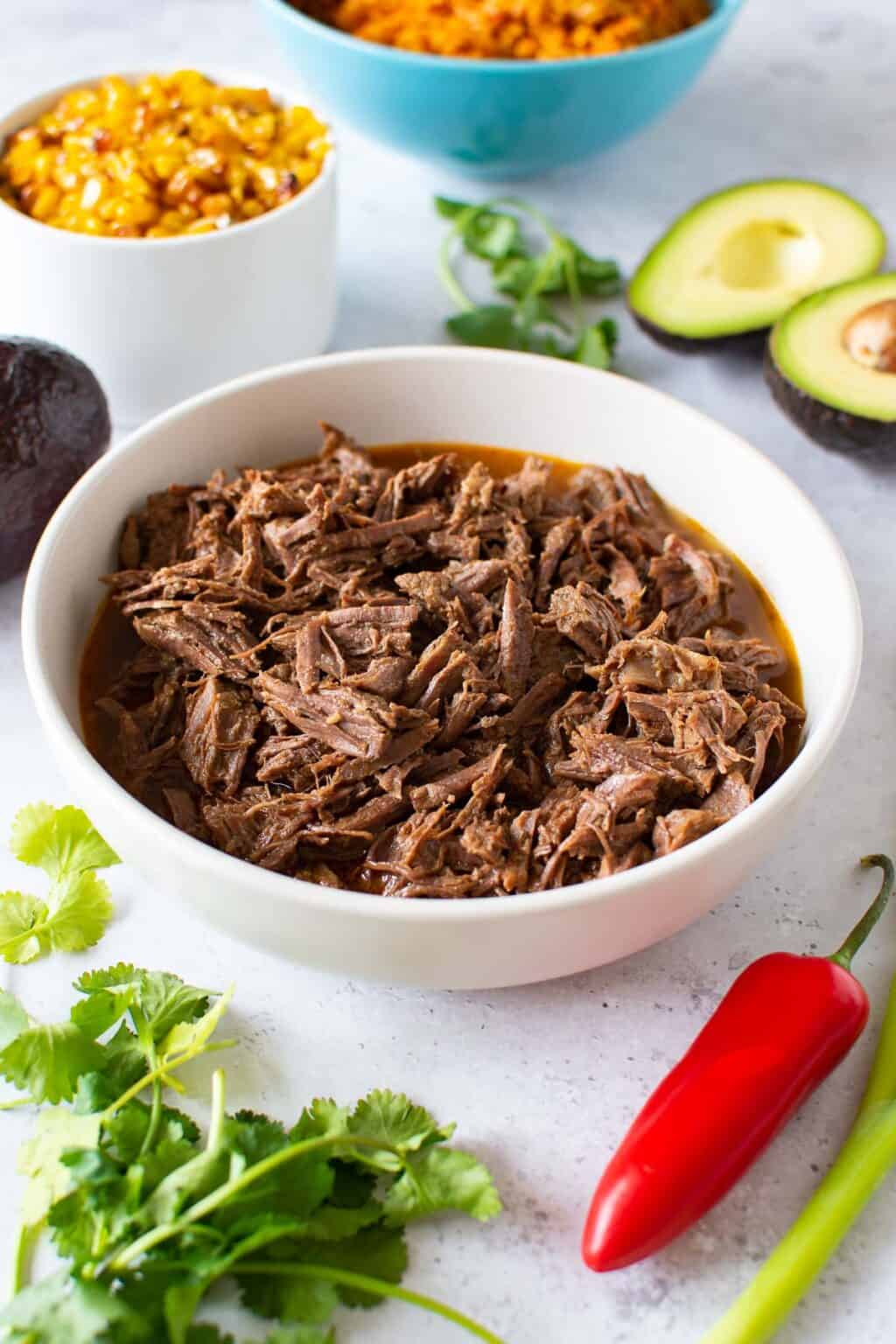 Easy Instant Pot Shredded Beef Recipe Hint of Healthy