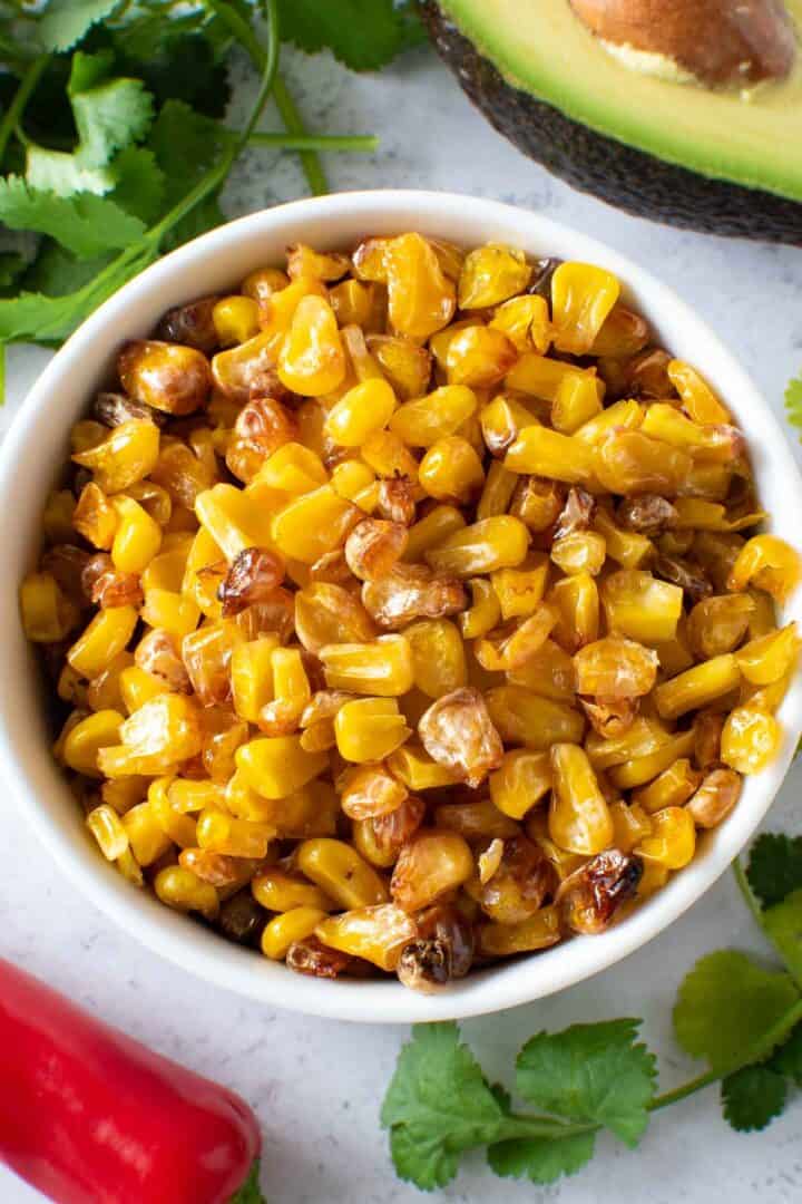 Easy Roasted Frozen Corn Side Dish Hint of Healthy