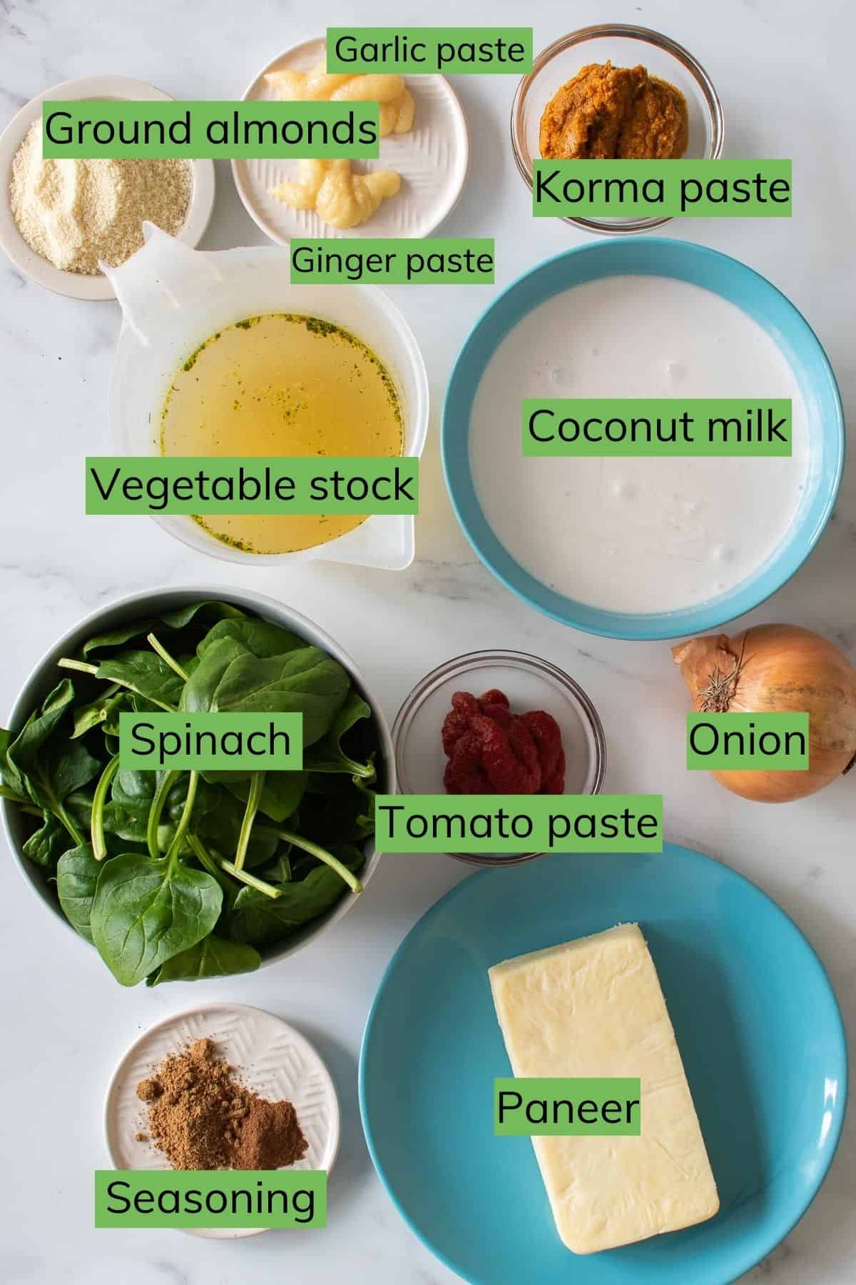 The ingredients needed to make this recipe.