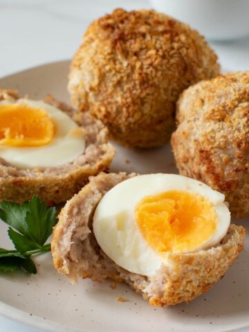 Air Fryer Scotch Eggs.