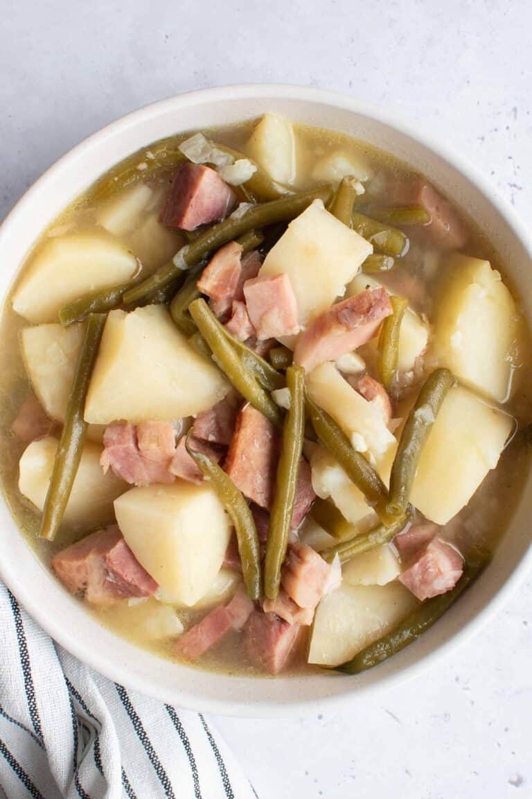 Easy Ham, Green Beans, and Potatoes Recipe Hint of Healthy
