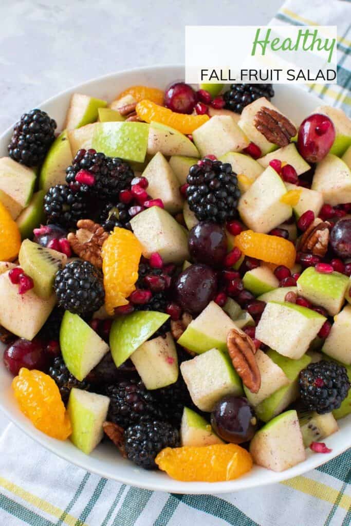 Fruit salad for autumn.