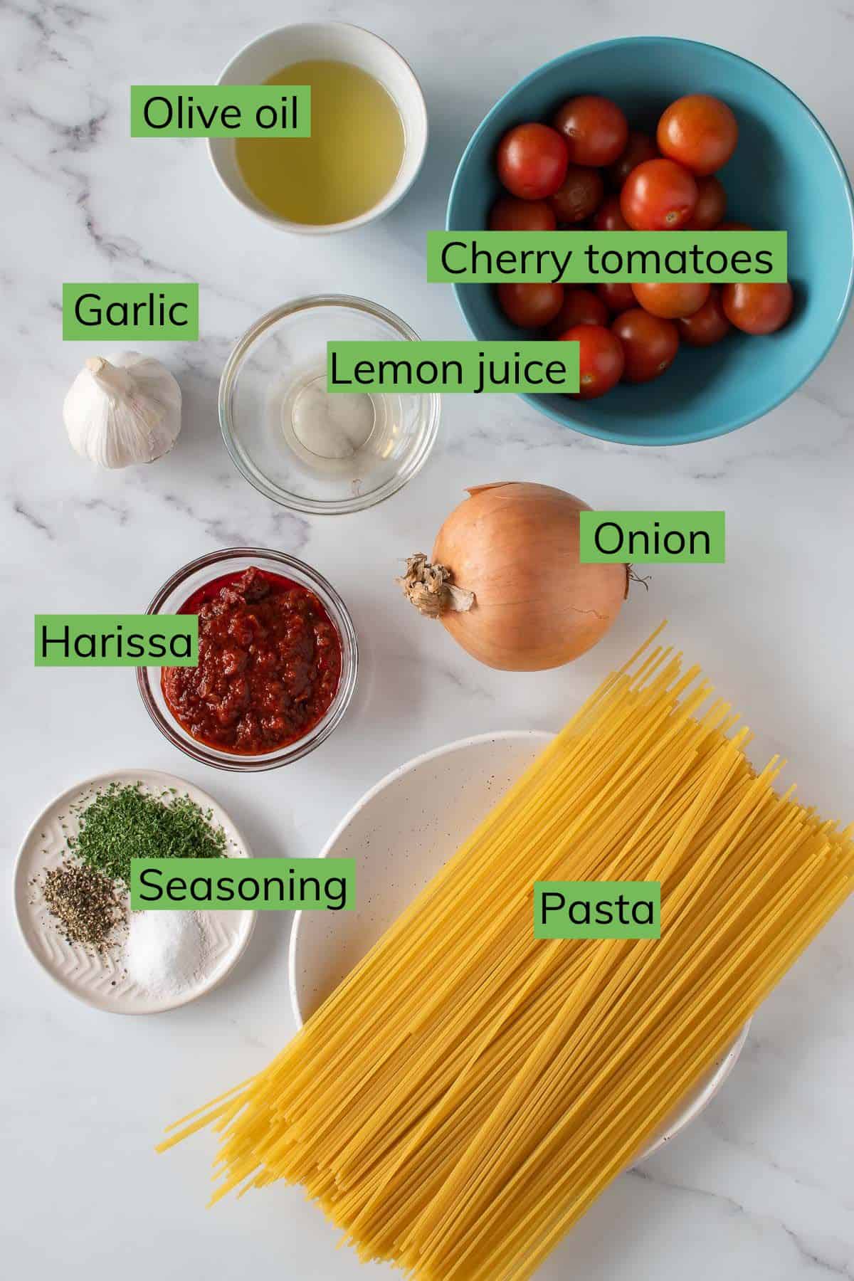 The ingredients needed to make this recipe.