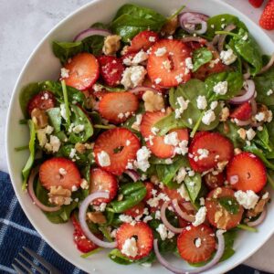 Strawberry Walnut Salad.