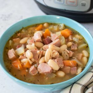 Instant Pot Ham and Beans.