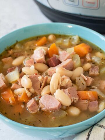 Instant Pot Ham and Beans.