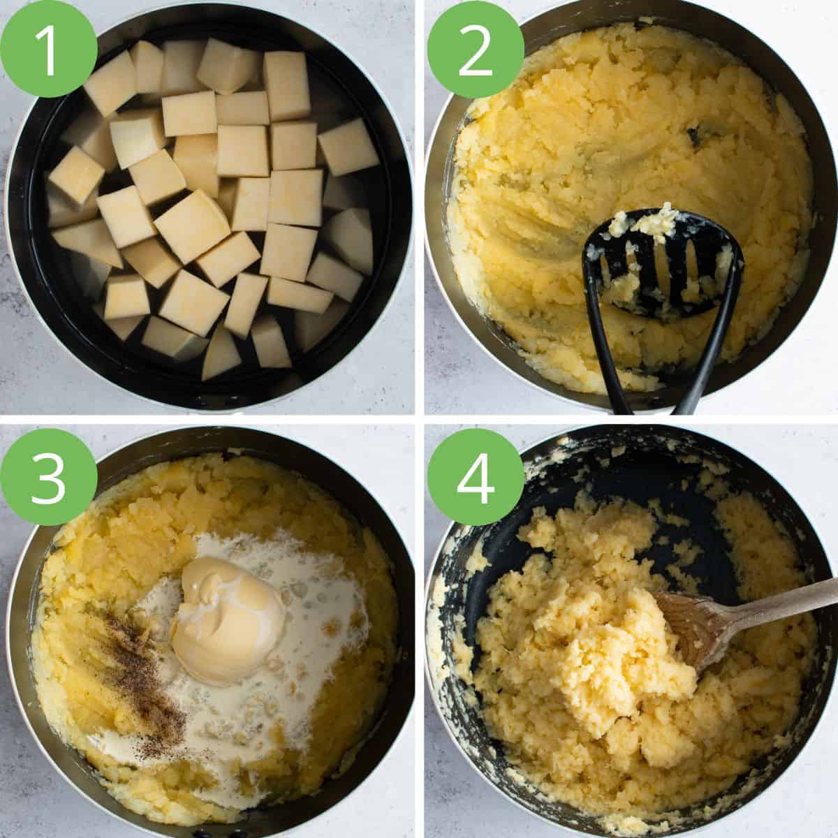 Step by step images showing how to make this recipe.